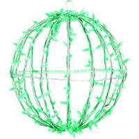 180Lt x 20" Green Twinkle Led Sphere