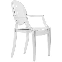 LeisureMod Carroll Modern Acrylic Chair