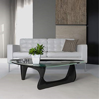 LeisureMod Imperial Triangle Coffee Table