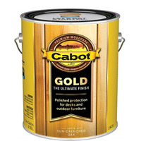 1595917 DECK VRNSH SUN DN OAK 1G Cabot Gold Satin Sun-Drenched Oak Oil-Based Deck Varnish 1 gal (Pack of 4)