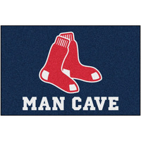 Boston Red Sox Man Cave Starter Mat Accent Rug - 19in. x 30in. - B Primary Logo