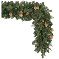 9' x 14" Emerald Mixed Fir Garland 384T