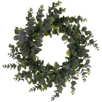 24" Green Spiral Eucalyptus Wreath