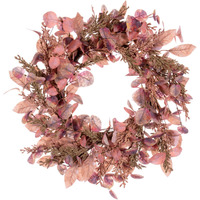 22" Dusty Rose Fall Eucalyp/Berry Wreath