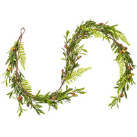 6' Green Olive Garland