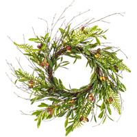 22" Green Olive Wreath