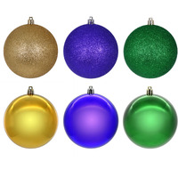 3" Green Copper-Gold Purple Asst 24/box