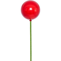 3" x 18" Red Pearl Ball Stick 12/Bag