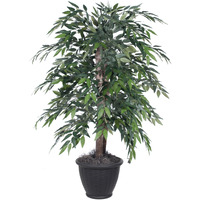 4' Green Smilax Bush in Gray Plastic Pot