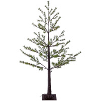 5' Green Mini Pine Twig Tree LED 90WW