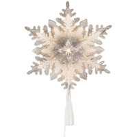 11.5" Motion LED Snowflake Tree Top