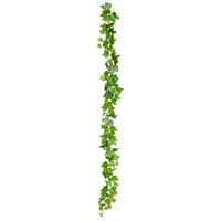 Vickerman 71" Green Frstd Ivy Vine RT 142 Lvs 3/Pk - FA188801