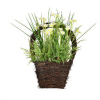 Vickerman 18" Daffodil In Basket - FJ190818