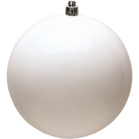 Vickerman 2.4" White Shiny Ball UV 24/Bag - N590611DSV