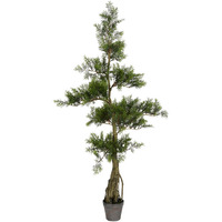 Vickerman 4' Potted Cedar Tree 208Lvs - TB180148