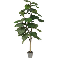 Vickerman 4' Potted Fiddle Tree 39Lvs - TB180248