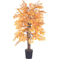 Vickerman 4' Golden Aspen Bush in Blk Pot - TBU2240-06