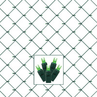 Vickerman 120Lt 4'x6' LED Green/GW WA Twkle Net - X4G4614T