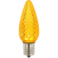 Vickerman C9 Faceted LED Yellow Twinkle Bulb 25/Bx - XLEDC97T-25