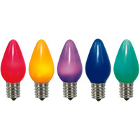 Vickerman C7 Ceramic LED Multi-Colored Bulb 25/Box - XLEDSC70-25