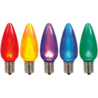 Vickerman C9 Ceramic LED Multi Twinkle Bulb 25/Box - XLEDSC90T-25