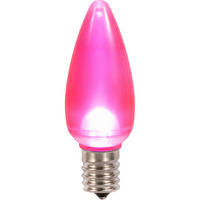 Vickerman C9 Ceramic LED Pink Bulb .96W 130V 25/Bx - XLEDSC99-25