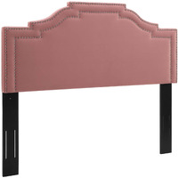 Lucia King/California King Performance Velvet Headboard - Dusty Rose