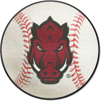 Arkansas Razorbacks Baseball Rug - 27in. Diameter