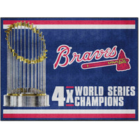 Atlanta Braves Dynasty 8ft. x 10 ft. Plush Area Rug