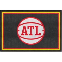 Atlanta Hawks 5ft. x 8 ft. Plush Area Rug