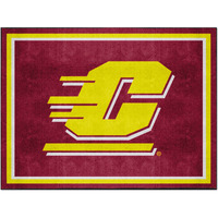 Central Michigan Chippewas 8ft. x 10 ft. Plush Area Rug