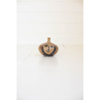 CERAMIC FACE BUD VASE