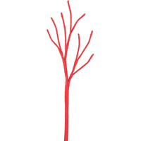 Vickerman 17" Red Yarn Spray. Includes 12 sprays per pack.