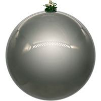 Vickerman 10" Limestone Pearl UV Drilled Ball Ornament 1 per bag.