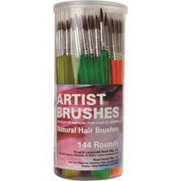 CAMEL ROUND BRUSH CANSTR 144PC