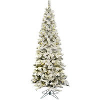 Vickerman 4.5' x 26" Flocked Pacific 150LED WmWht - A100346LED