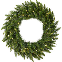 Vickerman 30" Camdon Fir Wreath 50LED WmWht - A861031LED