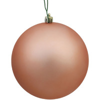 Vickerman 6" Rose Gold Matte Ball UV Drilled 4/Bg - N591558DMV