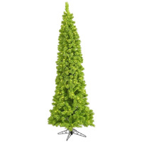 Vickerman 7.5'x35" Flk Lime Pencil DL LED 300Lime - K168576LED