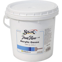 Sax True Flow Acrylic Gesso Primer, Gallon, White