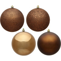 4" Mocha Ball 4 Finish Asst 12/Bx