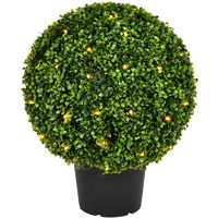 20" Boxwood Ball in Pot UV 70WW LED