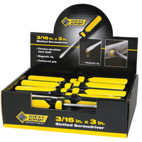 SCREWDRIVER 3/16X3 SG (Pack of 24)