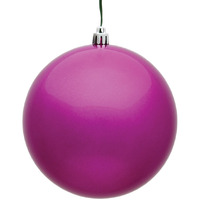 Vickerman 6" Fuchsia Candy Ball UV 4/Bag - N591570DCV