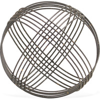 Morro Silver Metal Orb - 7"