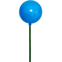 Vickerman 3" x 18" Turquoise Pearl Ball Ornament Stick 12 per bag.