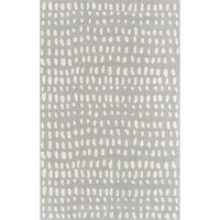 Novogratz Delmar DEL11 Grey Boho Dots 8' X 10'