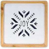 Joy Frame (Set of 2) 15.5"SQ Iron/Wood