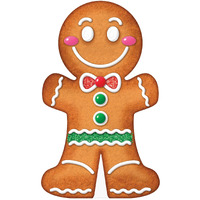 Gingerbread Man Cookie Stand-Up