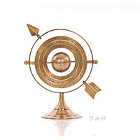 Old Modern Handicrafts AK043 8 in. Antique Brass Armillary Globe